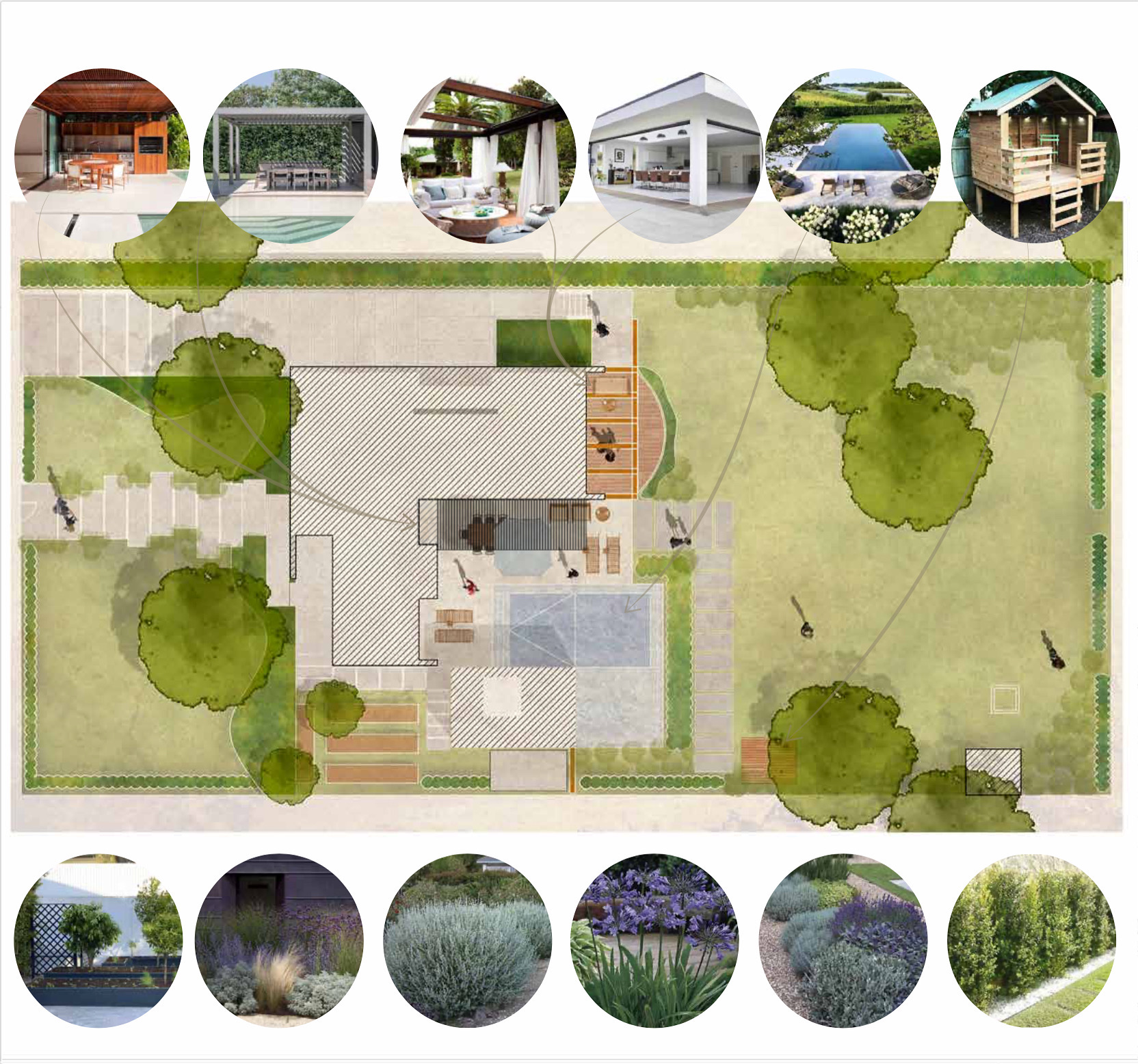 Plano Geral do Projeto com Imagens de Conceito